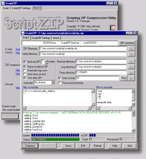 ScriptZIP screenshot